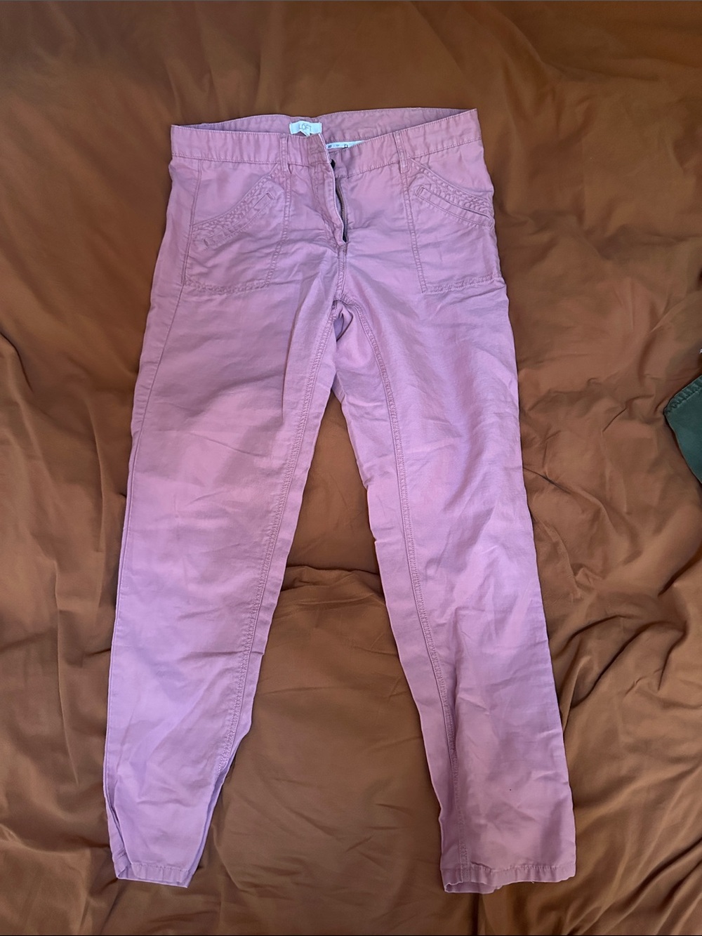 LOFT Mauve Pink Girls' Pull-On Jogger Pants